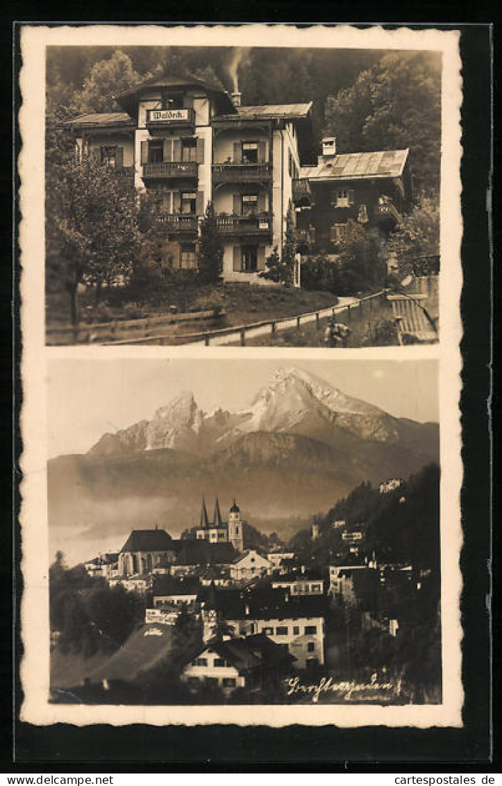 Foto-AK Berchtesgaden, Hotel Waldeck Um 1941  - Berchtesgaden