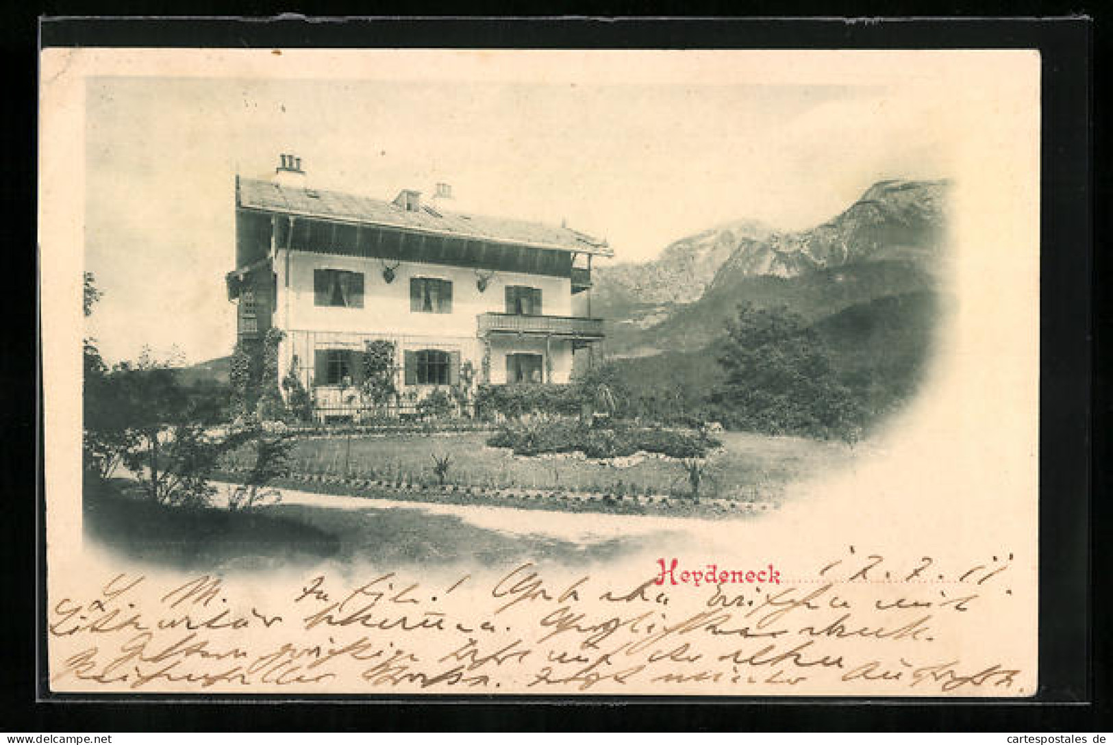 AK Berchtesgaden, Hotel Und Pension Heydeneck  - Berchtesgaden