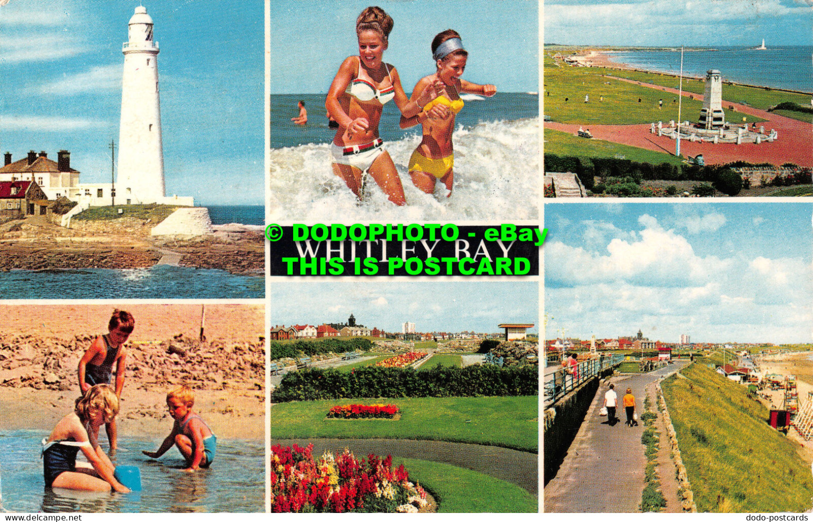 R483193 Whitley Bay. St. Mary Island. The Links. Bamforth. Color Gloss View Seri - Monde