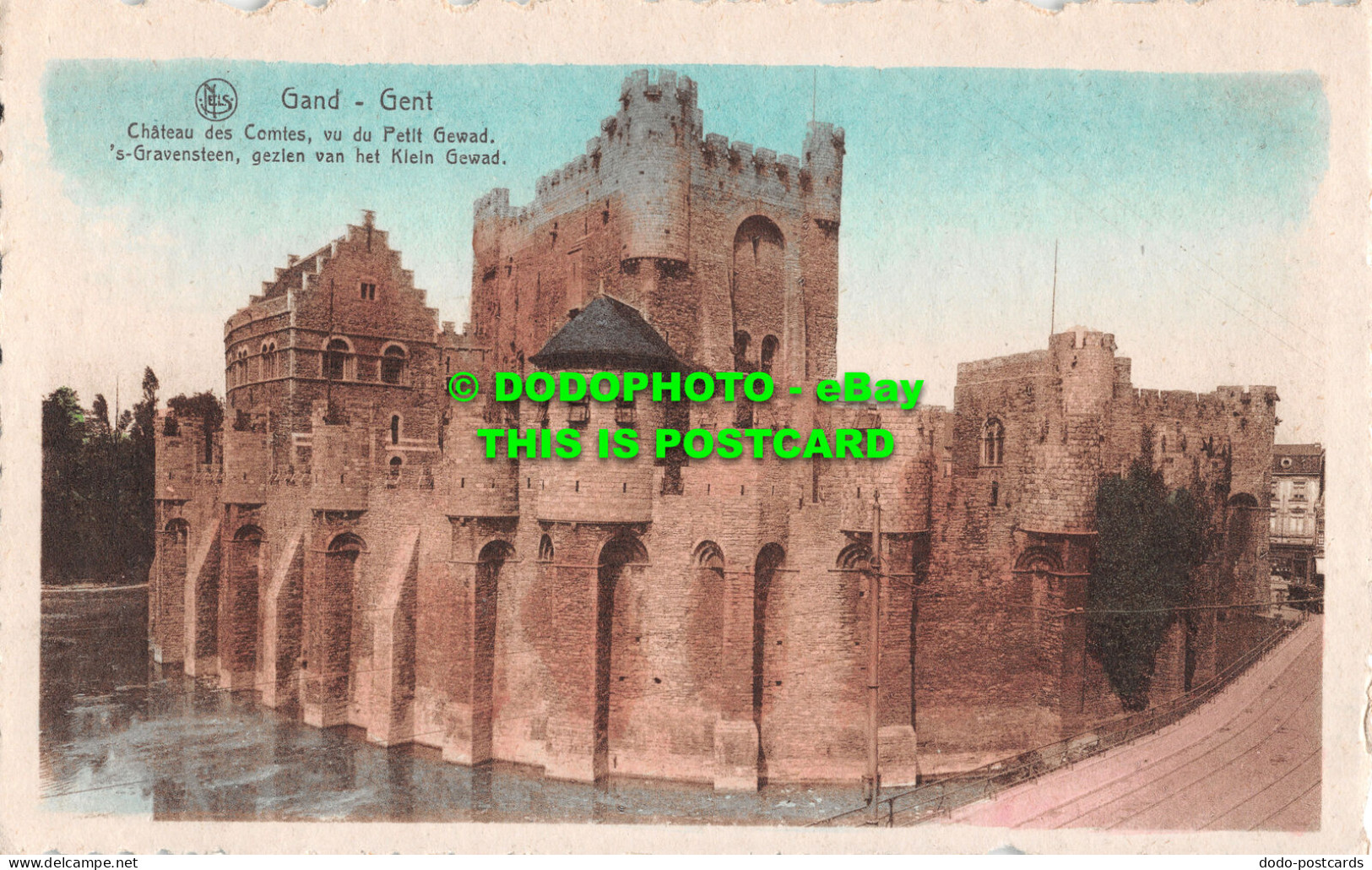 R483483 Gand. Chateau Des Comtes. Vu Du Petit Gewad. Nels. Ern. Thill - Monde