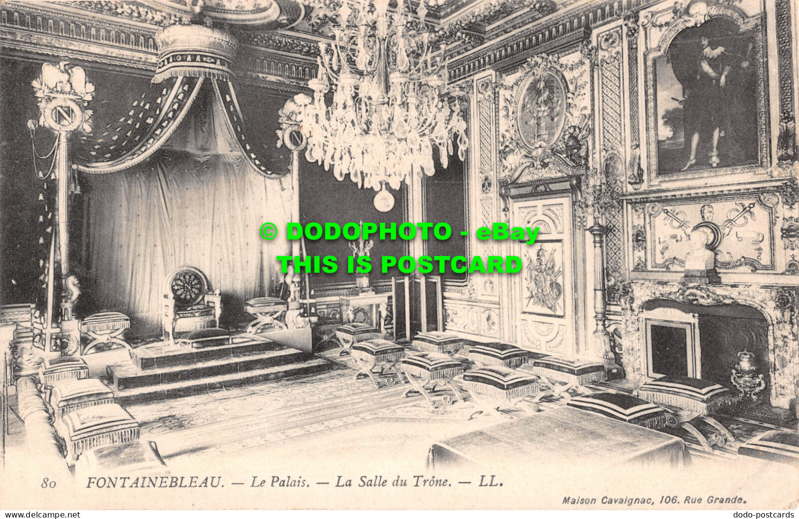 R483195 Fontainebleau. Le Palais. La Salle Du Trone. LL. 80. Maison Cavaignac - Monde