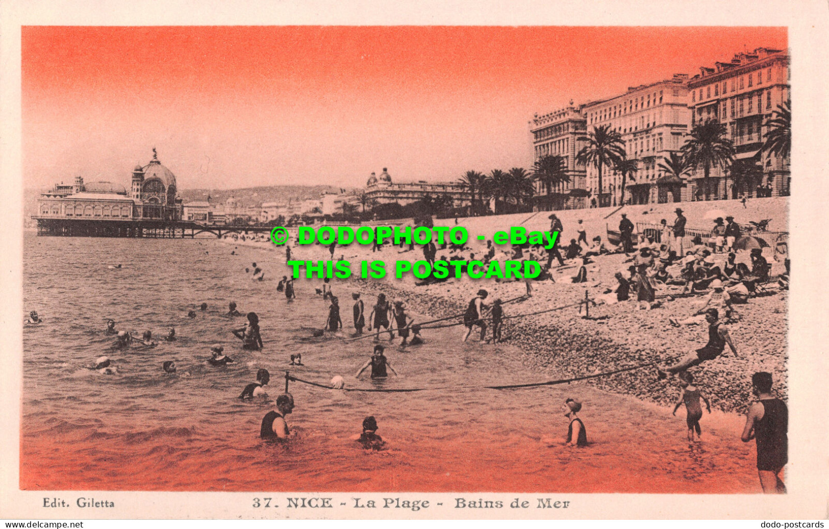 R483723 Nice. La Plage. Bains De Mer. Giletta - Monde