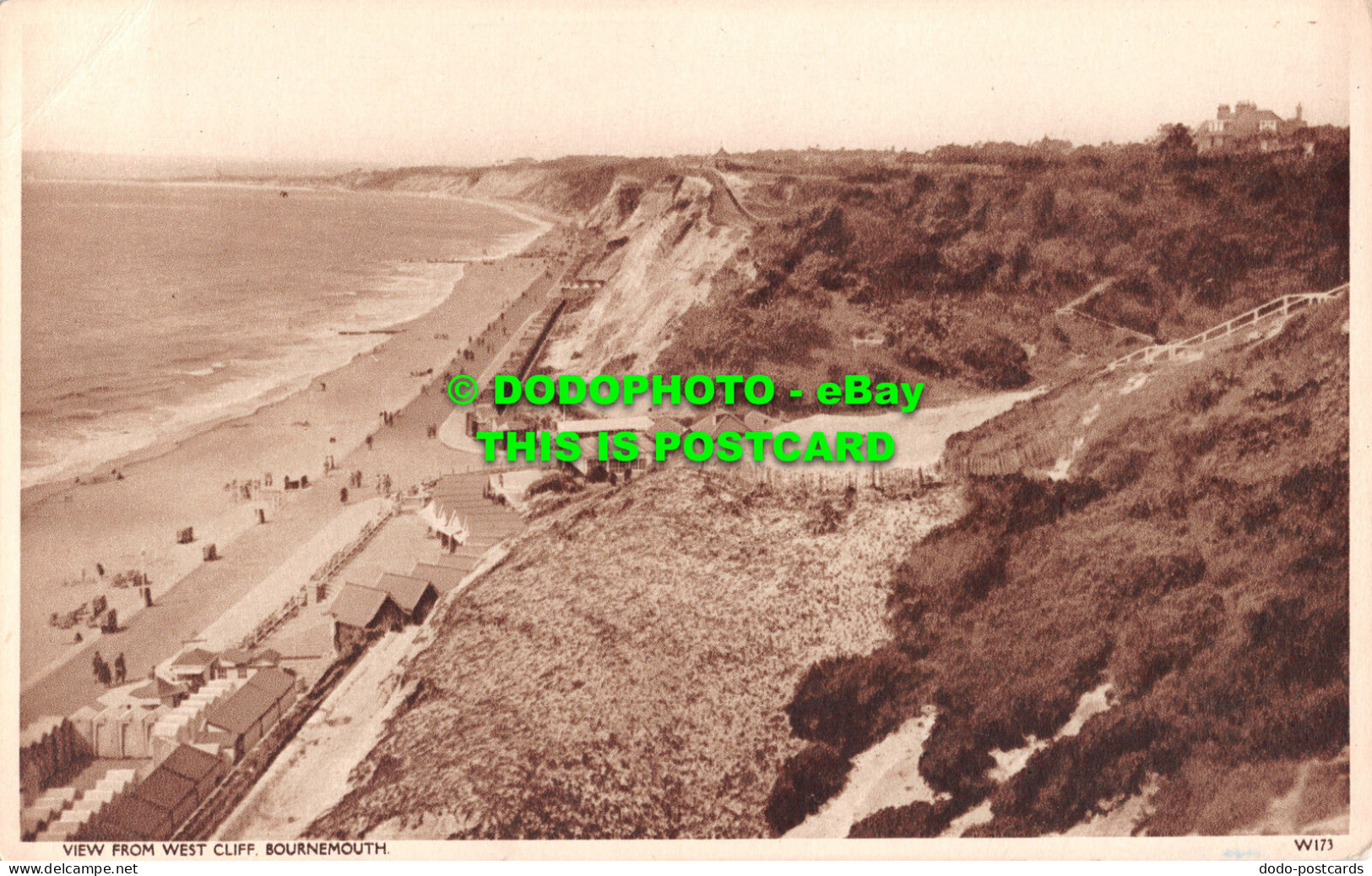 R483484 Bournemouth. View From West Cliff. Wade. Sunny South - Monde