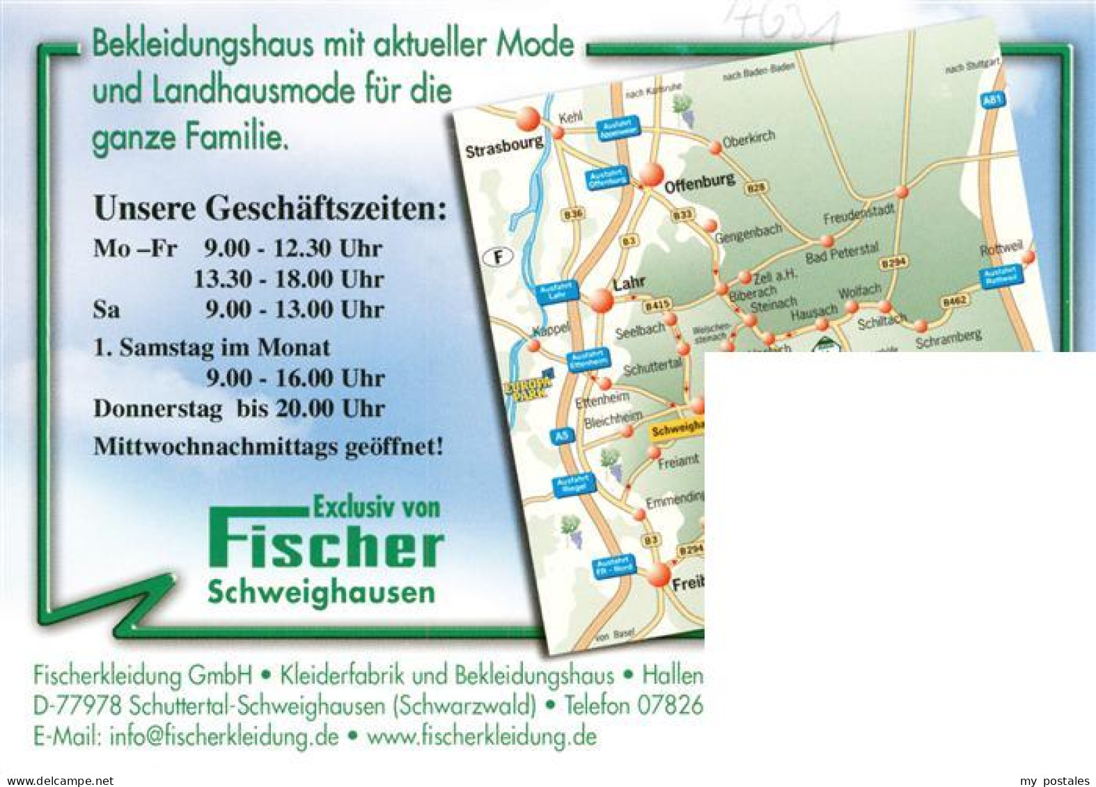 73931436 Schweighausen_Schuttertal_Schwarzwald Bekleidungshaus Fischer - Autres & Non Classés