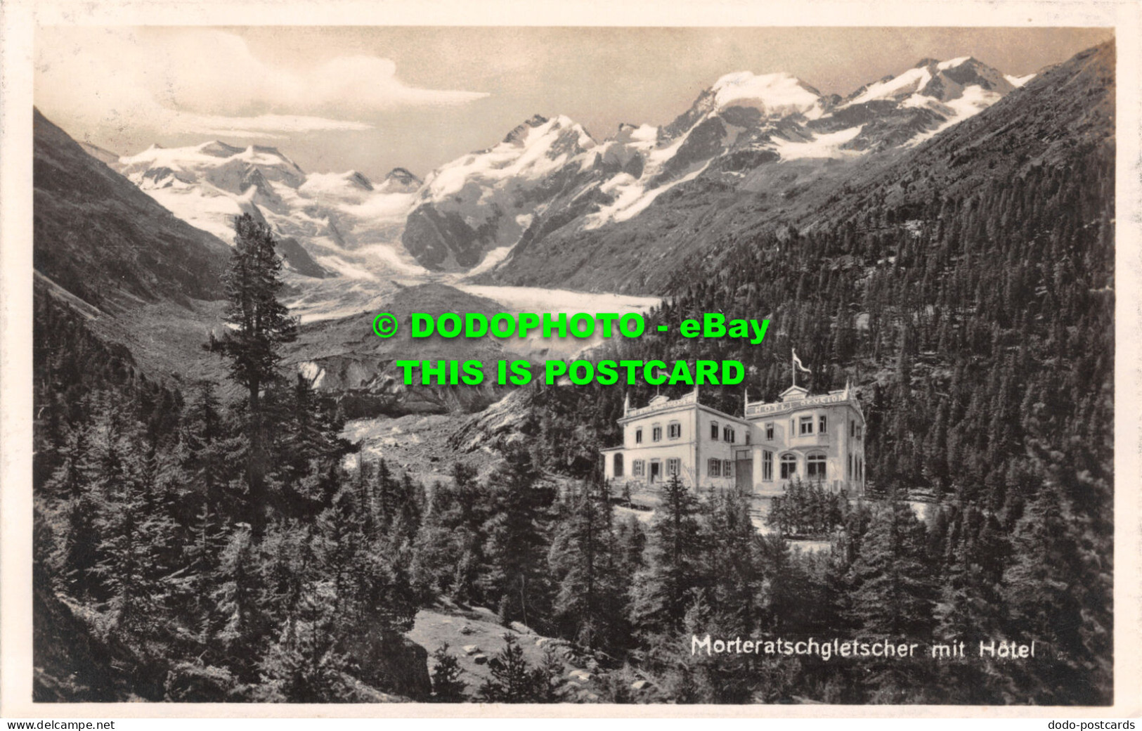 R483725 Morteratschgletscher Mit Hotel. Guggenheim - Monde