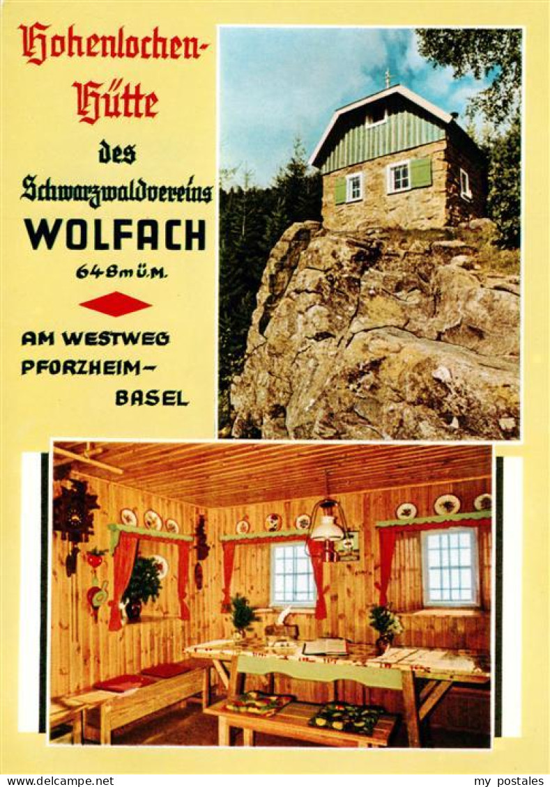 73931286 Wolfach_Schwarzwald Hohenlochen Huette Gastraum - Wolfach