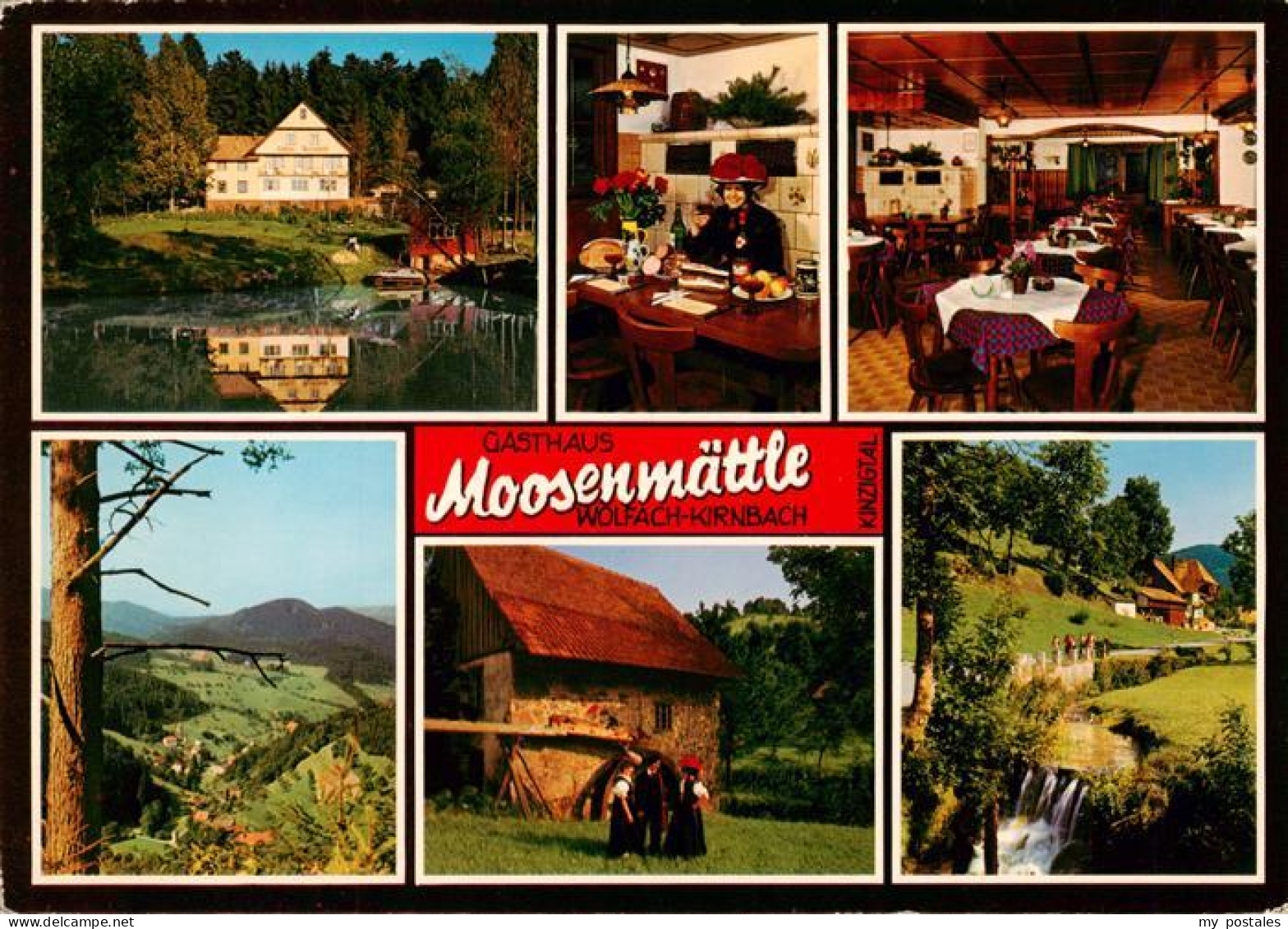 73931265 Kirnbach_Wolfach Gasthaus Pension Moosenmaettle Gaststube Trachtenmaedc - Wolfach