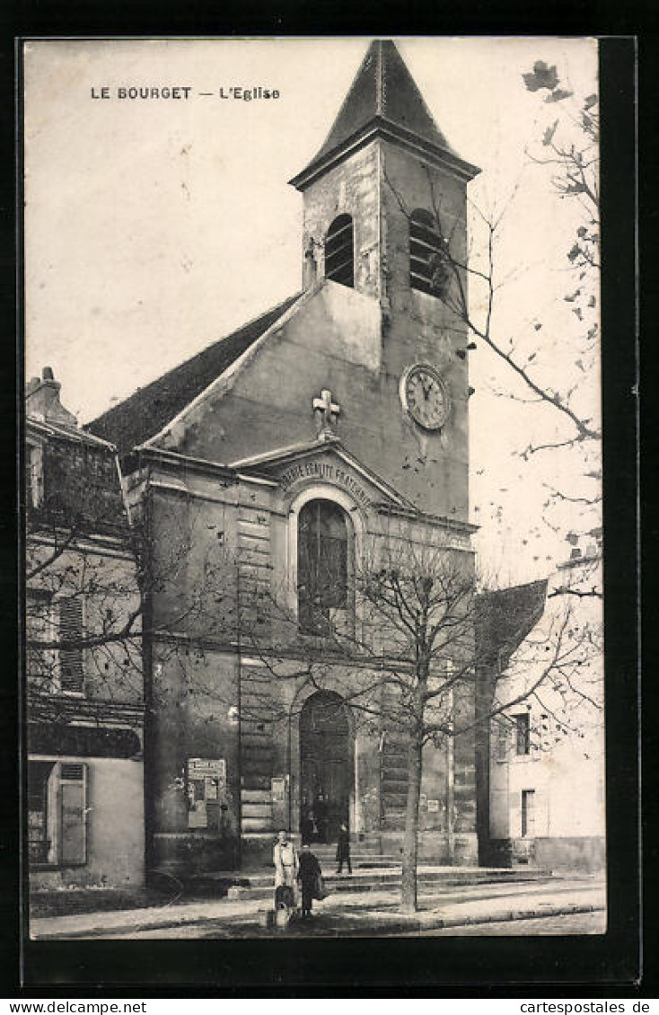 CPA Le Bourget, L`Eglise  - Le Bourget