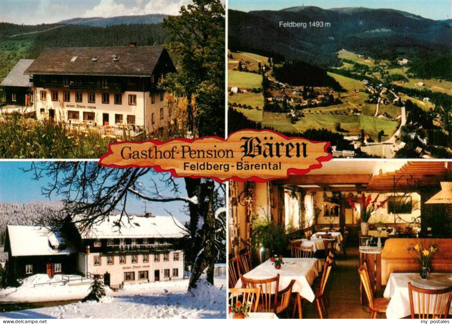 73931217 Baerental_Feldberg Gasthof Pension Zum Baeren Gastraum Feldberg - Feldberg