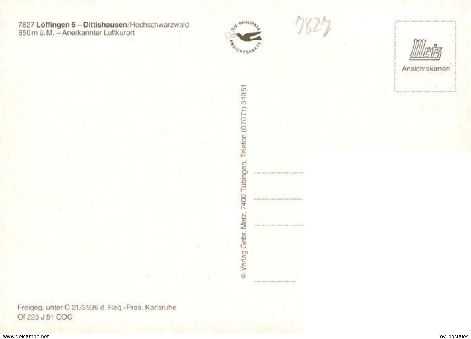 73931192 Dittishausen_Loeffingen Fliegeraufnahme - Altri & Non Classificati