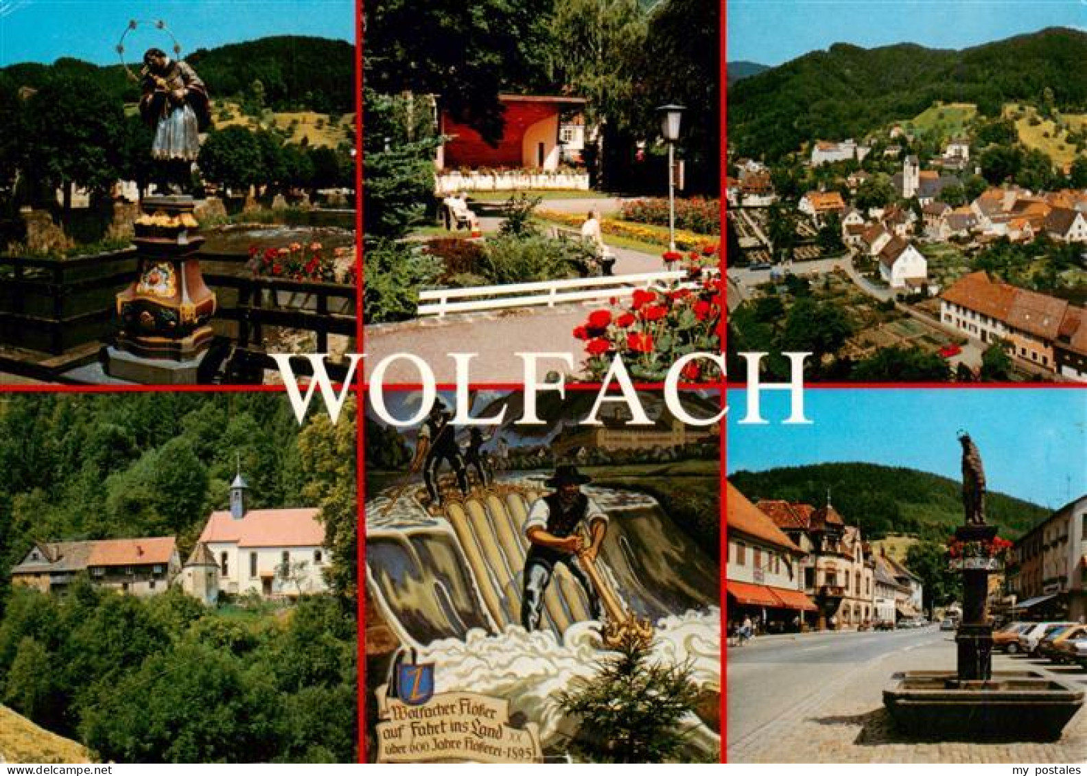 73931149 Wolfach_Schwarzwald Denkmal Konzertbuehne Panorama Kirche Wolfacher Flo - Wolfach