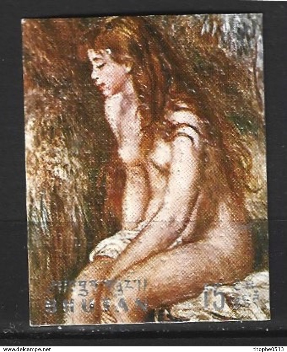 BHOUTAN. N°373 De 1972. Tableau De Renoir. - Nudi