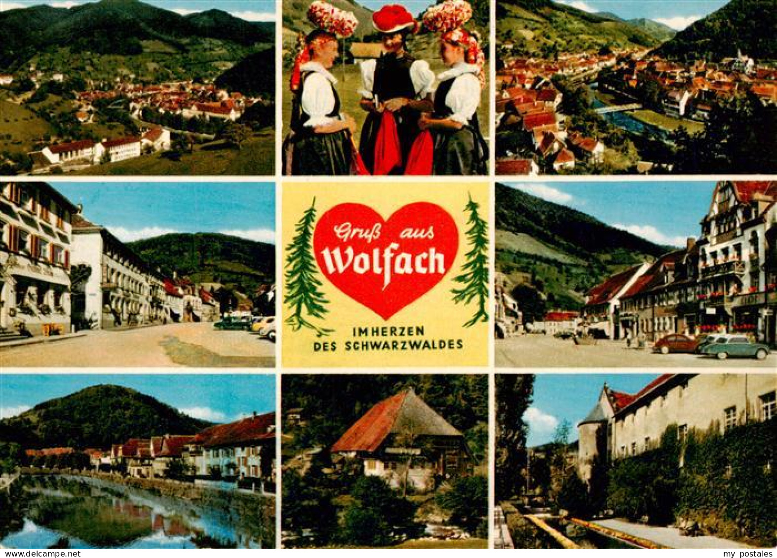 73931146 Wolfach_Schwarzwald Panorama Ortspartien Schloss Kinzigpartie - Wolfach