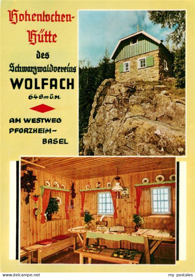 73931141 Wolfach_Schwarzwald Hohenlochen Huette Gastraum - Wolfach