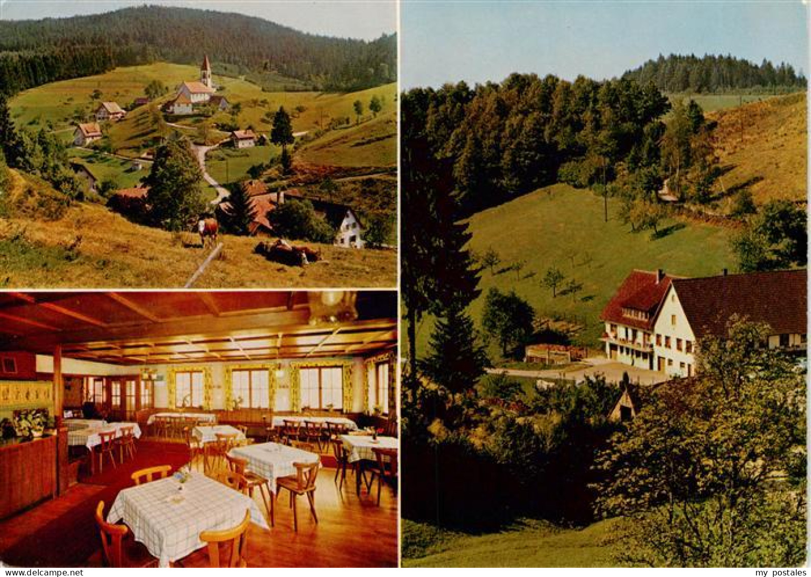 73931140 St_Roman_Wolfach Gasthof Pension Adler Gastraum Panorama - Wolfach