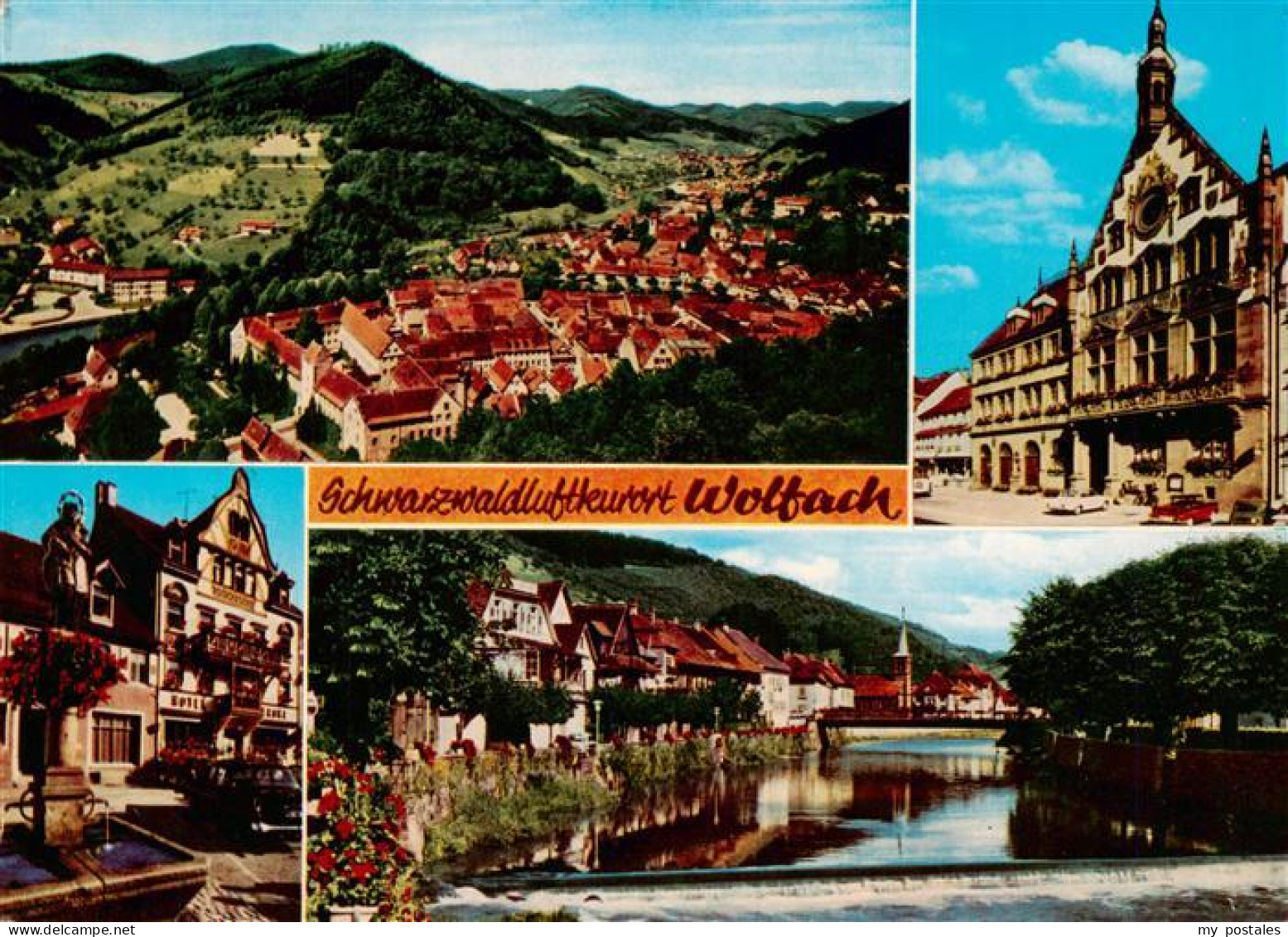 73931102 Wolfach_Schwarzwald Fliegeraufnahme Hotel Kinzigpartie Gasthaus - Wolfach