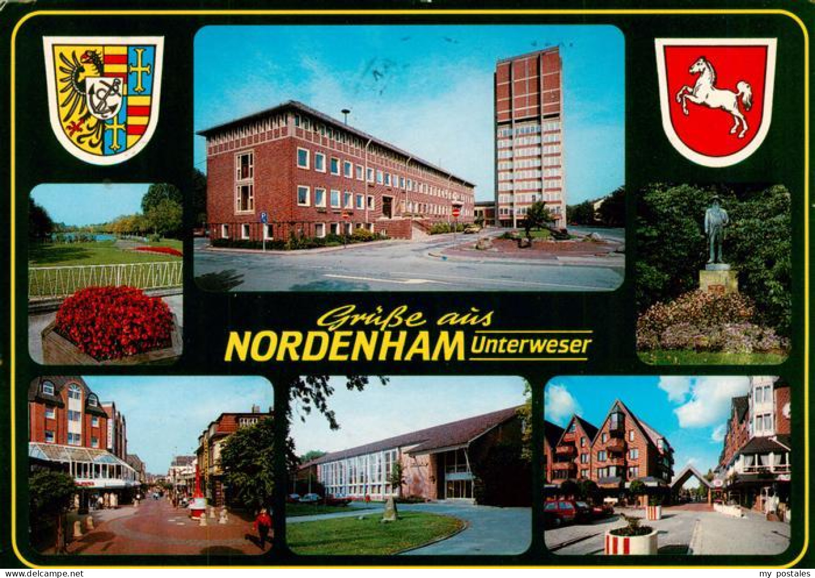 73931014 Nordenham Park Schloss Fussgaengerzonen - Nordenham