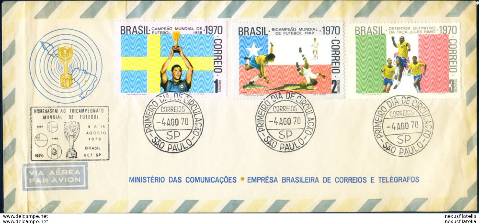 Sport. Calcio 1970. FDC. - Sonstige & Ohne Zuordnung