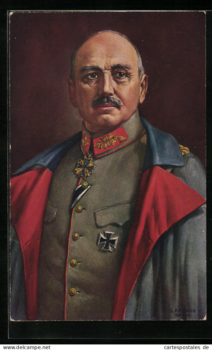 AK Heerführer V. Kluck Mit Eisernem Kreuz  - War 1914-18