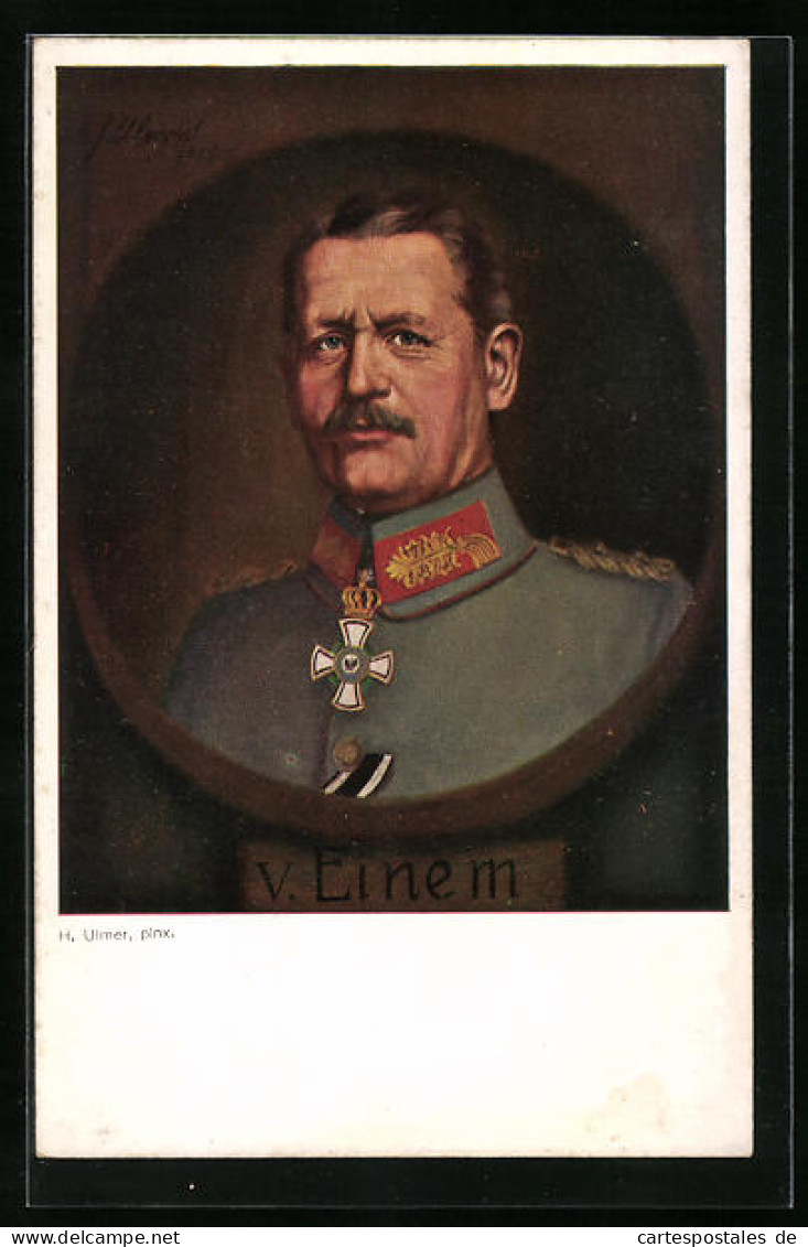 AK Heerführer V. Einem In Uniform  - War 1914-18