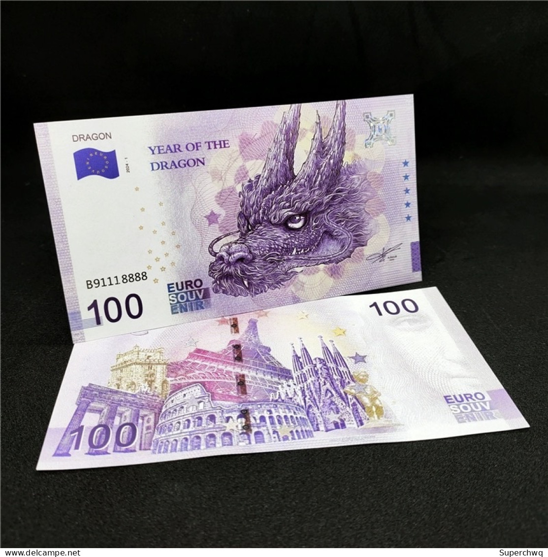 China Banknote Collection ，Non Circulating Anti-counterfeiting Fluorescent Banknotes For The Year Of The The Year Of The - Cina