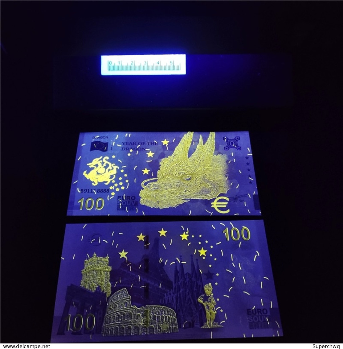 China Banknote Collection ，Non Circulating Anti-counterfeiting Fluorescent Banknotes For The Year Of The The Year Of The - Chine