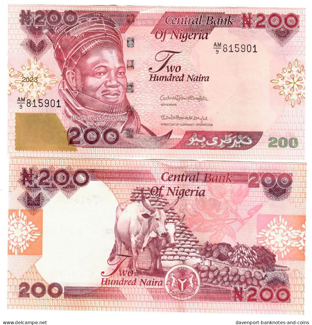 Nigeria 200 Naira 2023 UNC - Nigeria