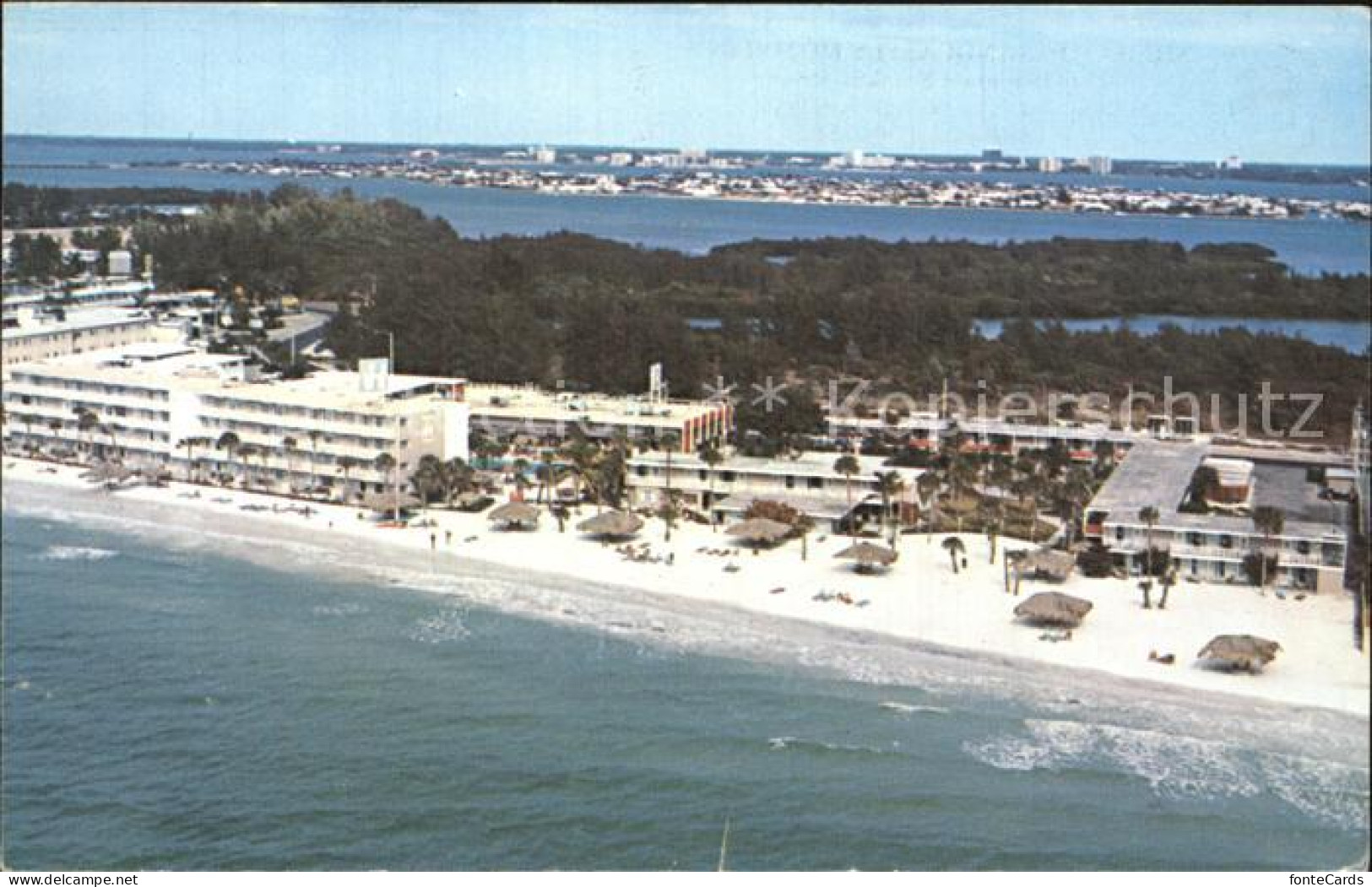 72486805 Sarasota Sheraton Sandcastle Motor Inn Lido Beach Air View - Autres & Non Classés