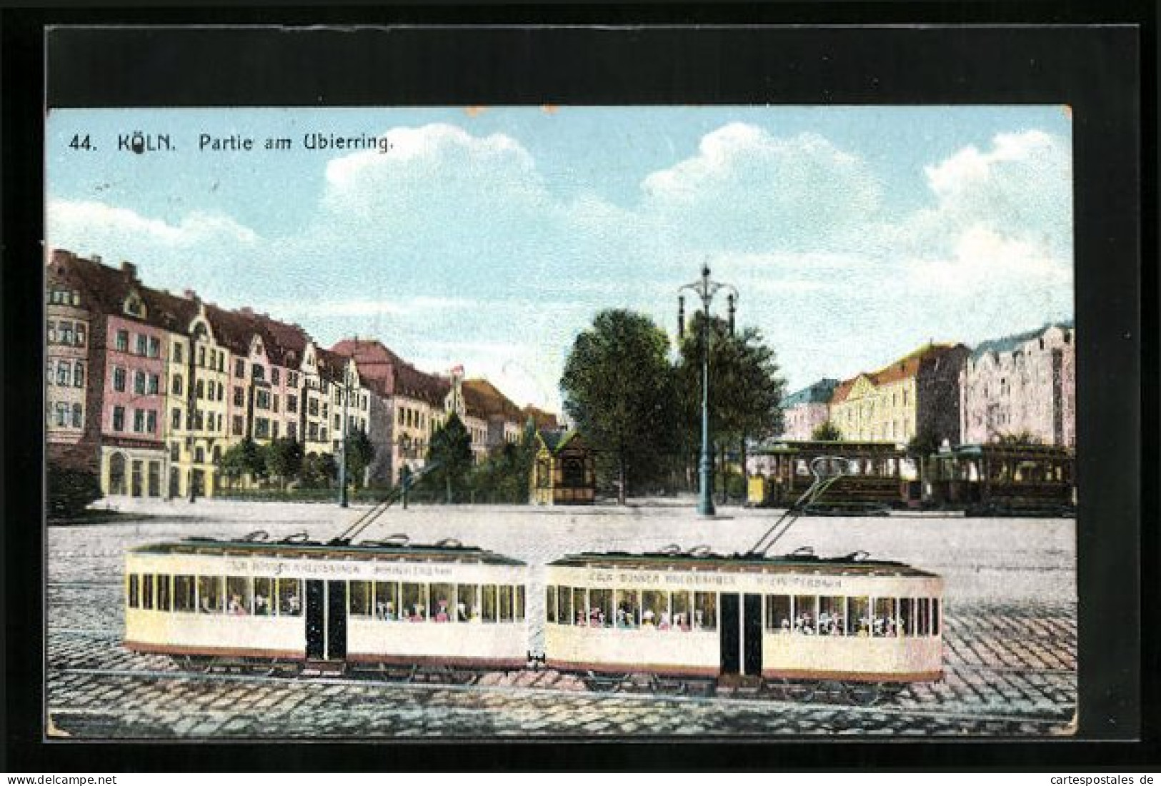 AK Köln-Neustadt, Strassenpartie Am Ubierring Mit Strassenbahn  - Tram
