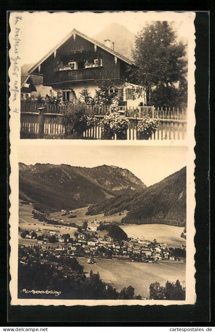 AK Ruhpolding, Totalansicht Mit Kirche Und Bergpanorama  - Ruhpolding