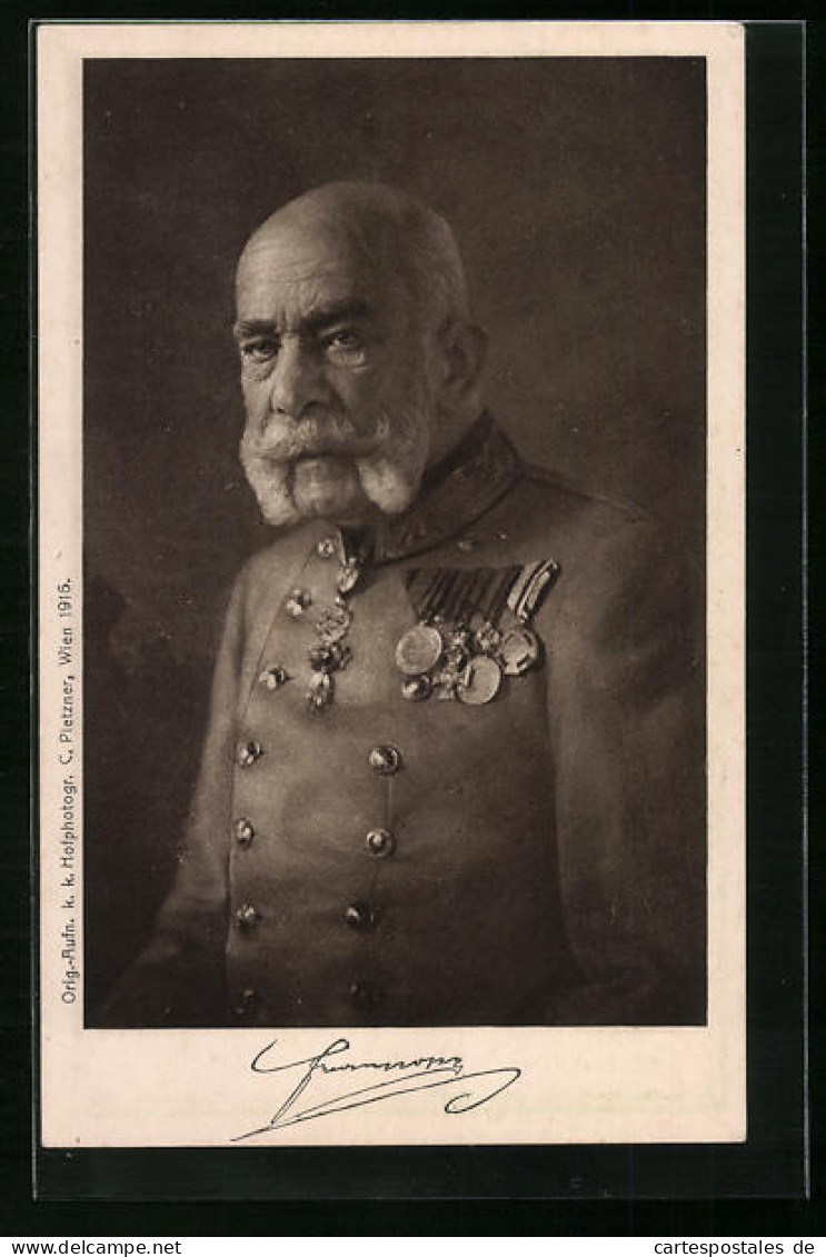 AK Kaiser Franz Josef I. Von Österreich In Uniform  - Royal Families