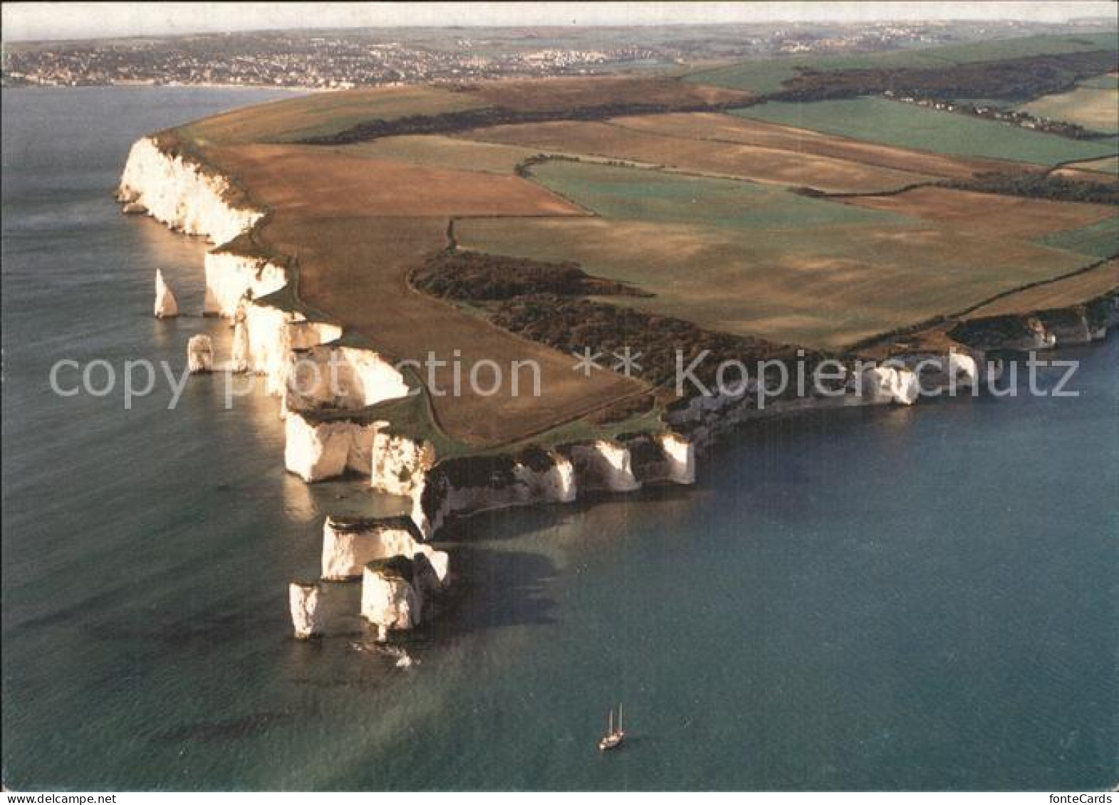 72480559 Purbeck Handfast Point Fliegeraufnahme Purbeck - Autres & Non Classés