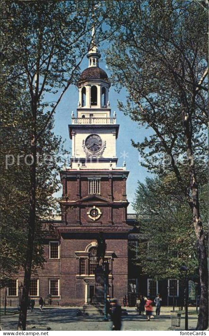 72478380 Philadelphia Pennsylvania Intependence Hall Philadelphia Pennsylvania - Autres & Non Classés