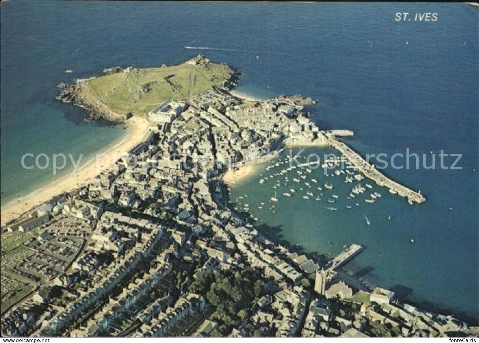 72478322 St Ives Cornwall Aerial View St Ives Cornwall - Otros & Sin Clasificación