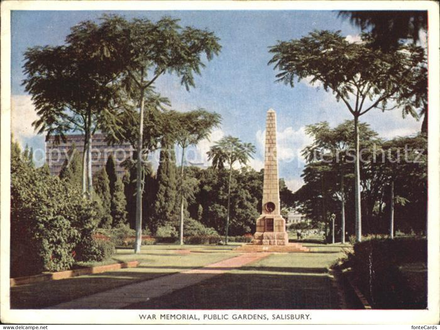 72468938 Salisbury Wiltshire War Memorial Public Gardens Salisbury - Otros & Sin Clasificación