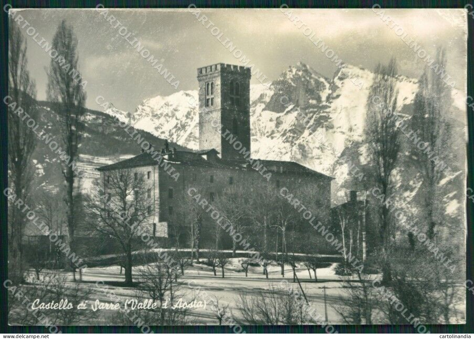 Aosta Sarre Castello Di ABRASA Foto FG Cartolina KB1599 - Aosta