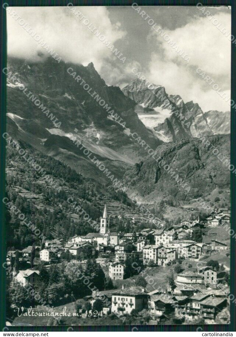 Aosta Valtournanche Foto FG Cartolina KB1609 - Aosta