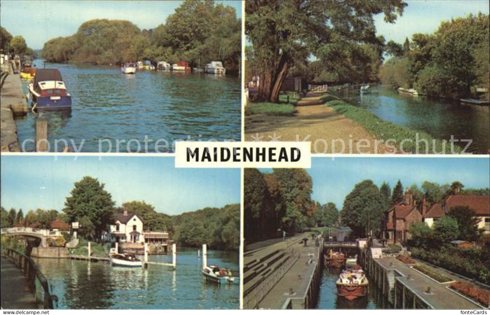 72467499 Maidenhead Riverside Schleuse  - Altri & Non Classificati