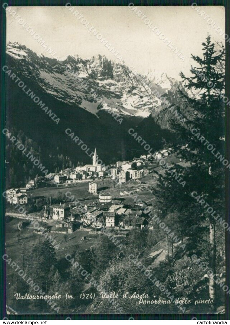 Aosta Valtournanche PIEGHINA Foto FG Cartolina KB1770 - Aosta