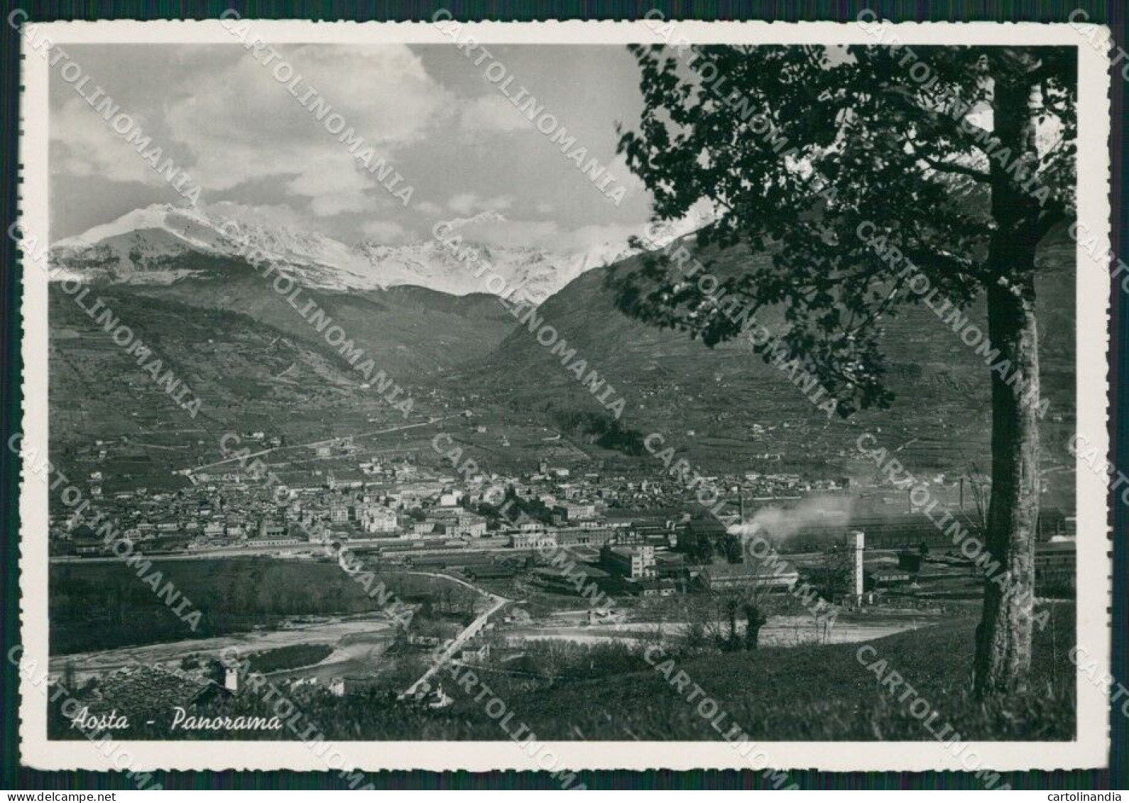 Aosta Città Foto FG Cartolina KB1779 - Aosta