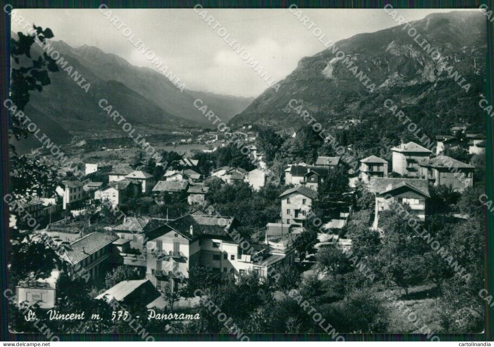 Aosta Saint Vincent Foto FG Cartolina KB1786 - Aosta
