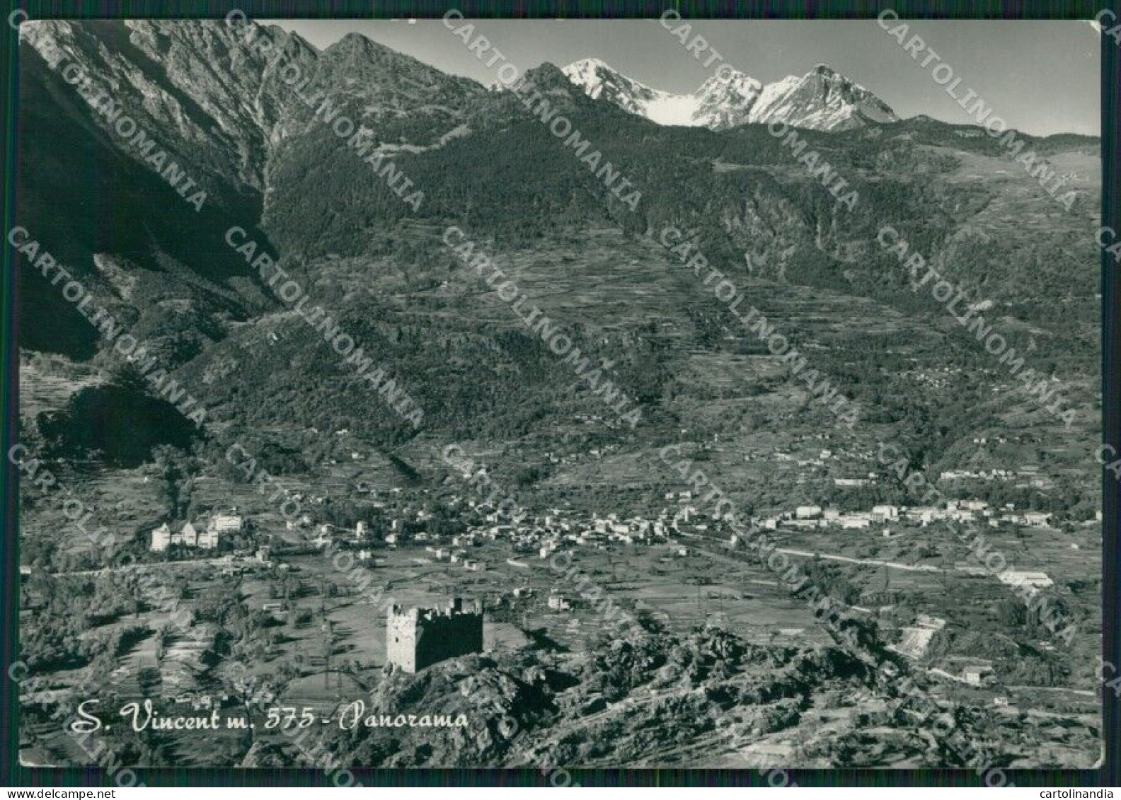 Aosta Saint Vincent Foto FG Cartolina KB1795 - Aosta