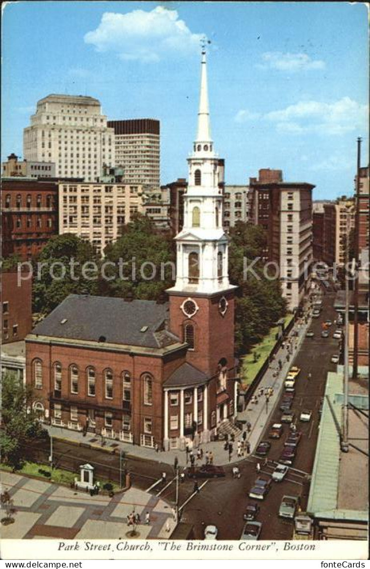 72467342 Boston Park Street Church   - Andere & Zonder Classificatie