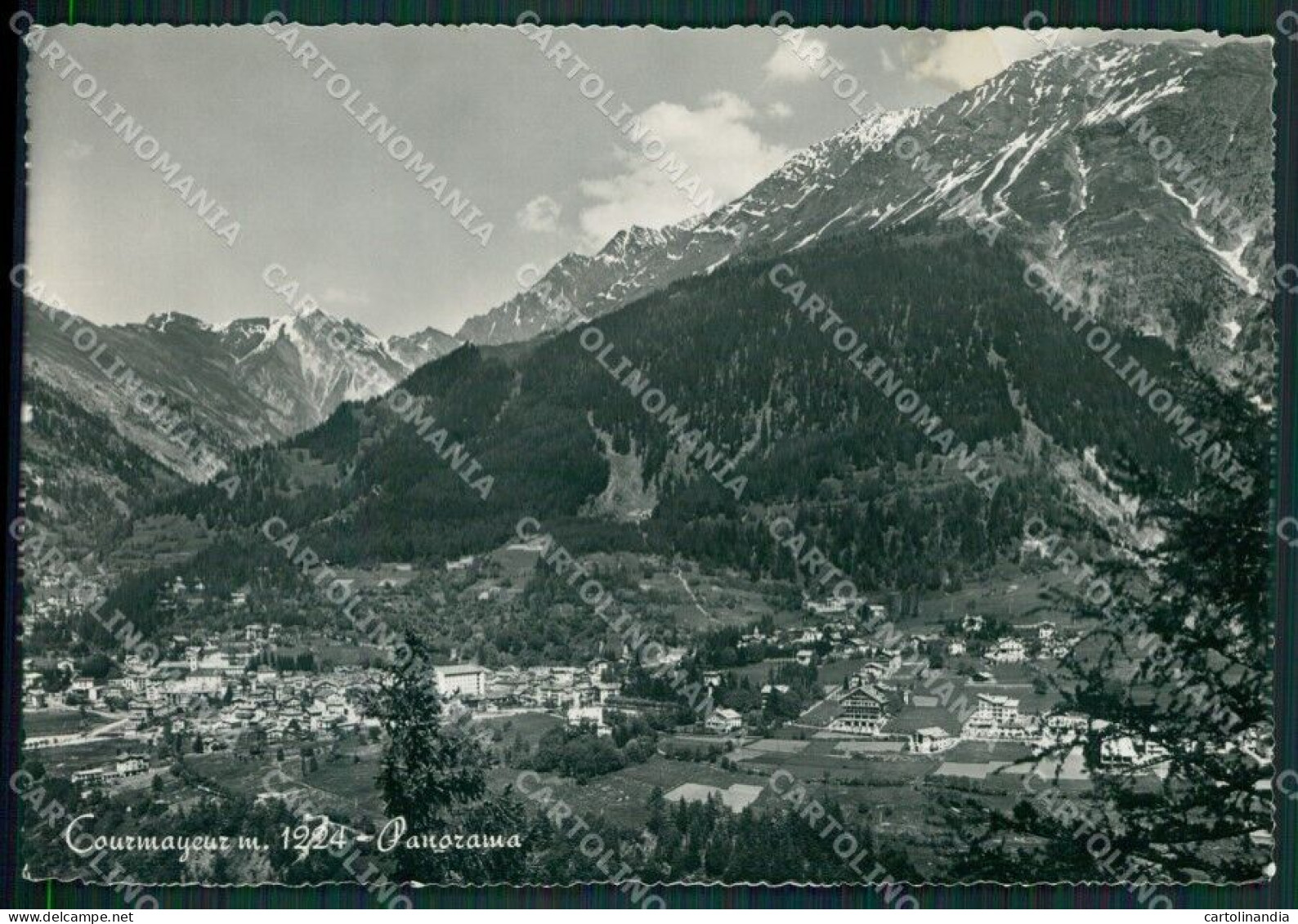 Aosta Courmayeur Foto FG Cartolina KB1871 - Aosta