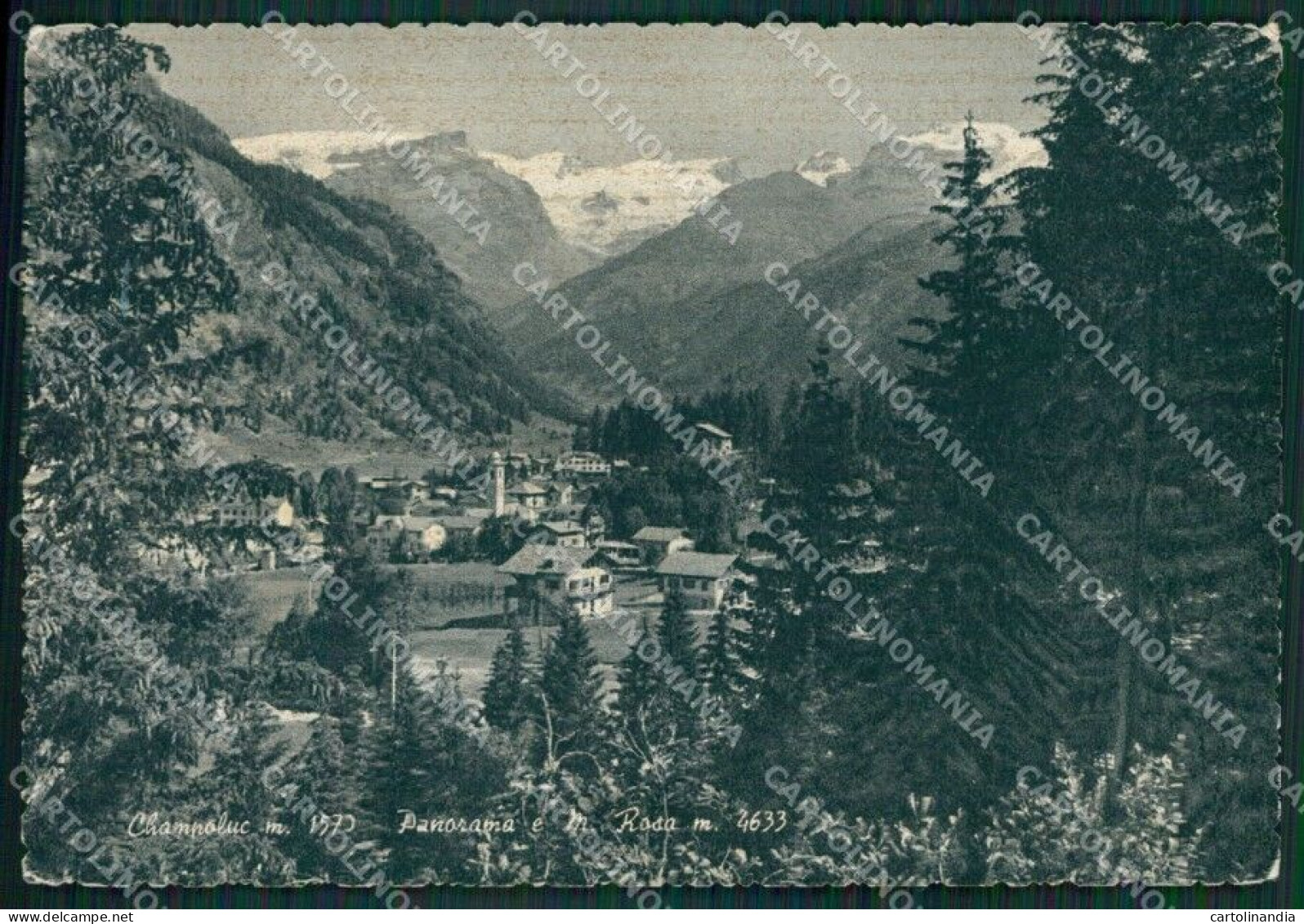 Aosta Ayas Champoluc FG Cartolina KB1896 - Aosta