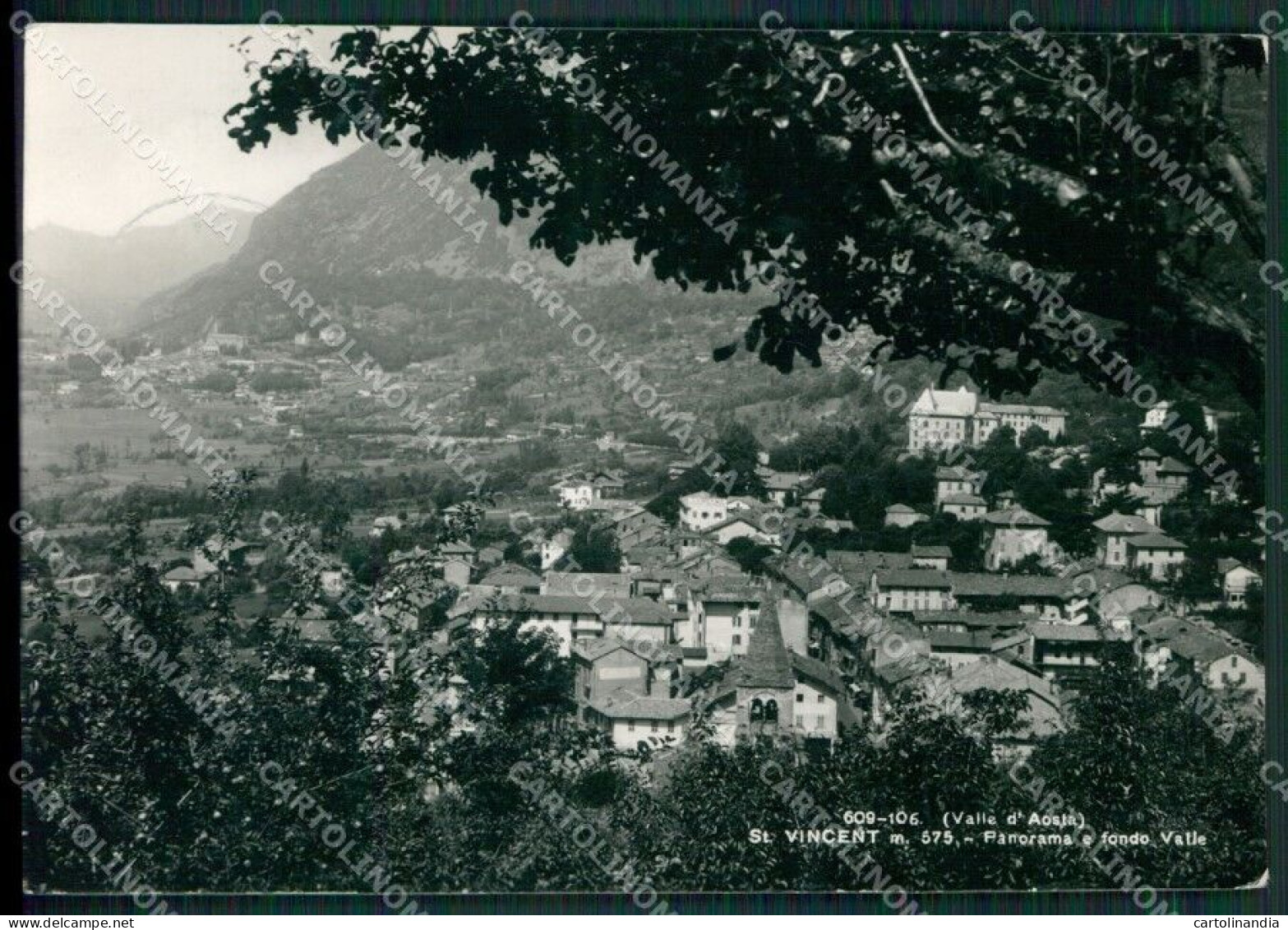 Aosta Saint Vincent PIEGE Foto FG Cartolina KB1908 - Aosta