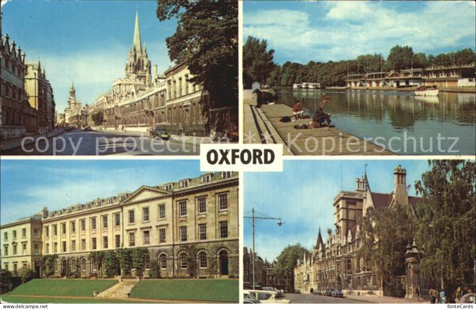 72465901 Oxford Oxfordshire The High Worchester College River Isis And College B - Other & Unclassified