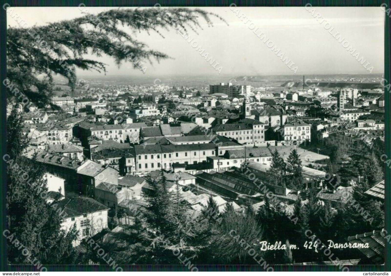 Biella Città Foto FG Cartolina KB2064 - Biella