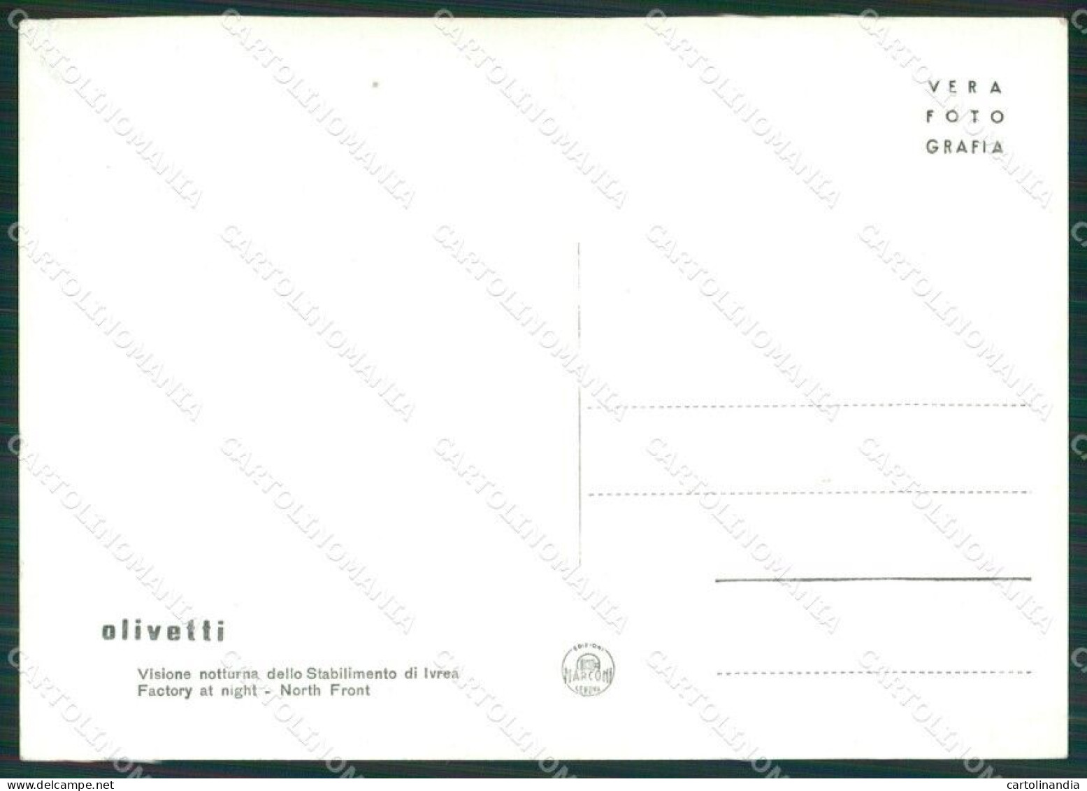 Torino Ivrea Olivetti PIEGHINA Foto FG Cartolina KB2148 - Autres & Non Classés
