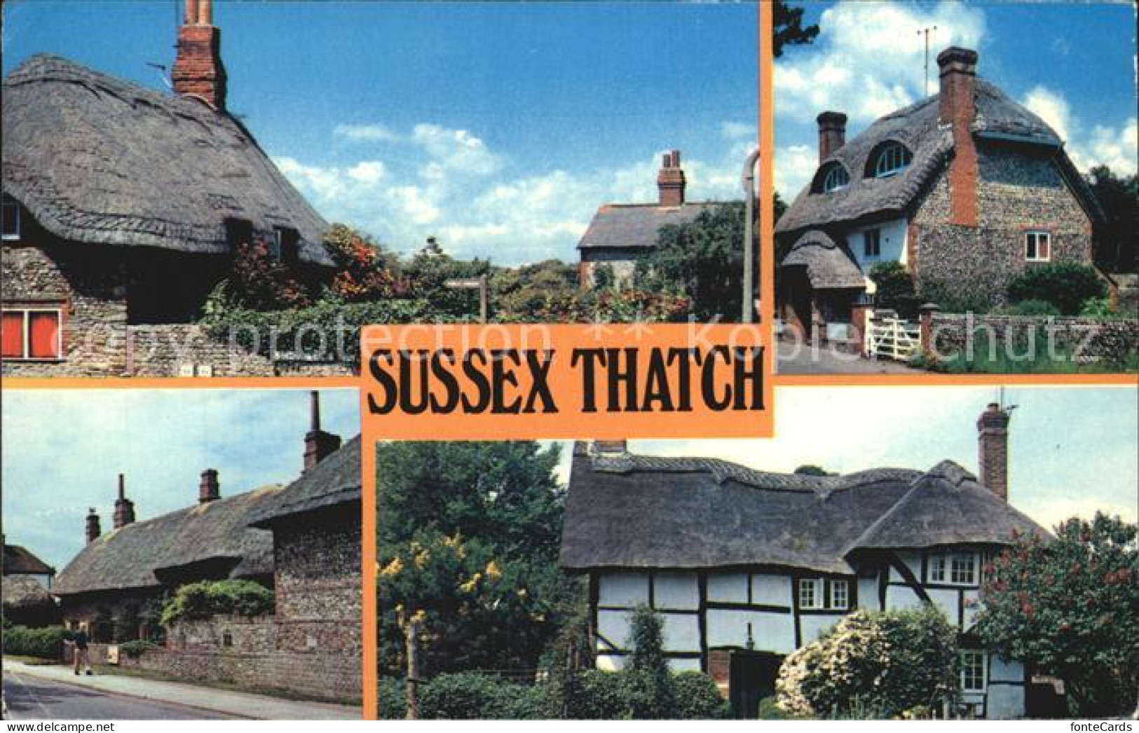 72465865 Sussex Thatch Dorfmotive Sussex - Altri & Non Classificati